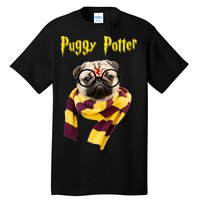 Puggy Potter Funny Parody Movie Tall T-Shirt