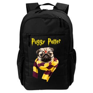 Puggy Potter Funny Parody Movie Daily Commute Backpack