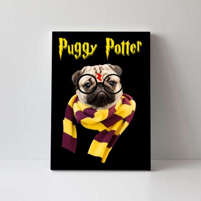 Puggy Potter Funny Parody Movie Canvas