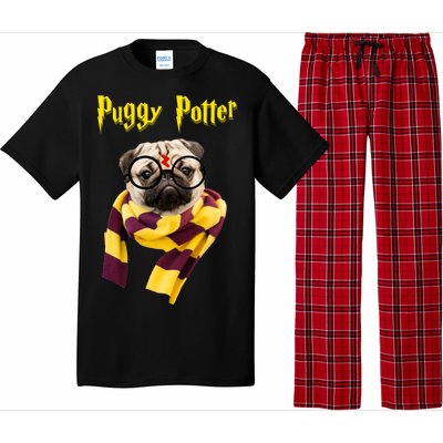 Puggy Potter Funny Parody Movie Pajama Set