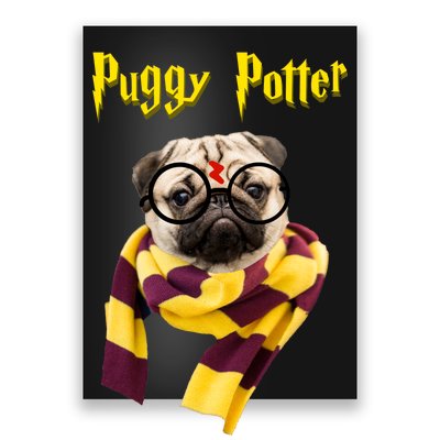 Puggy Potter Funny Parody Movie Poster