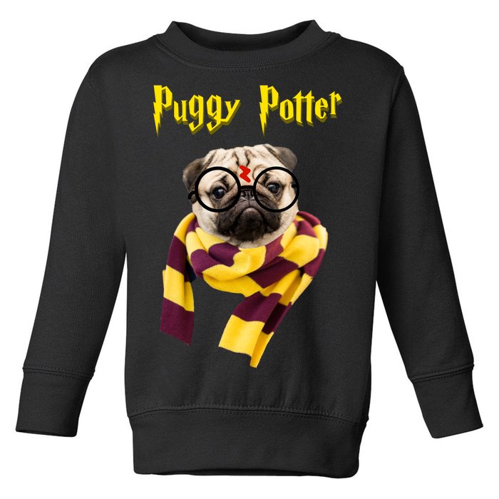 Puggy Potter Funny Parody Movie Toddler Sweatshirt