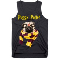 Puggy Potter Funny Parody Movie Tank Top