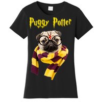 Puggy Potter Funny Parody Movie Women's T-Shirt