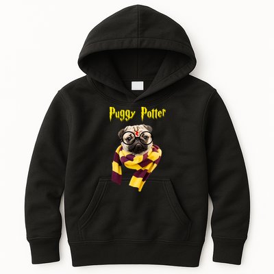 Puggy Potter Funny Parody Movie Kids Hoodie