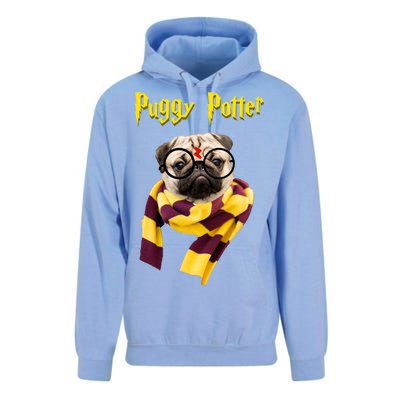 Puggy Potter Funny Parody Movie Unisex Surf Hoodie