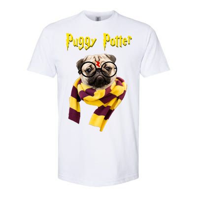 Puggy Potter Funny Parody Movie Softstyle CVC T-Shirt