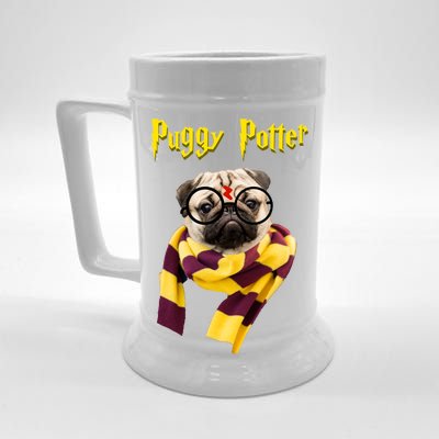 Puggy Potter Funny Parody Movie Beer Stein