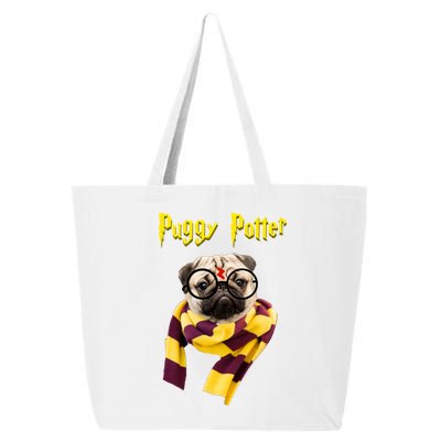 Puggy Potter Funny Parody Movie 25L Jumbo Tote