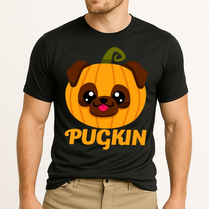 Pugkin Pumpkin Pug Cooling Performance Crew T-Shirt