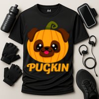 Pugkin Pumpkin Pug Cooling Performance Crew T-Shirt