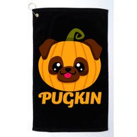 Pugkin Pumpkin Pug Golf Towel
