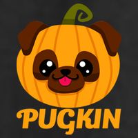 Pugkin Pumpkin Pug Golf Towel