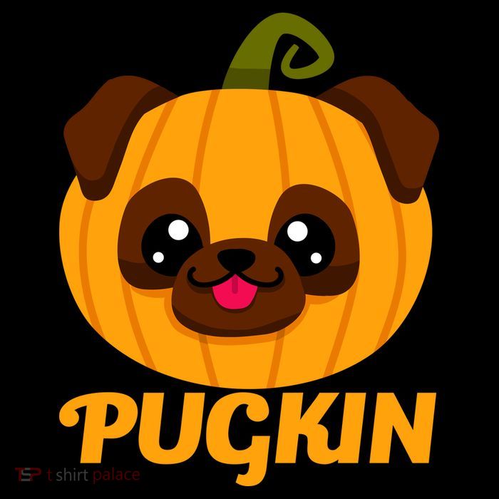 Pugkin Pumpkin Pug Wool Snapback Cap