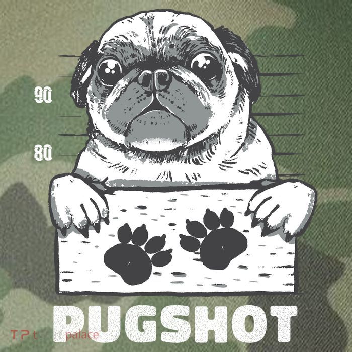 Pugshot Jail Prison Funny Pug Legacy Tie Dye Trucker Hat