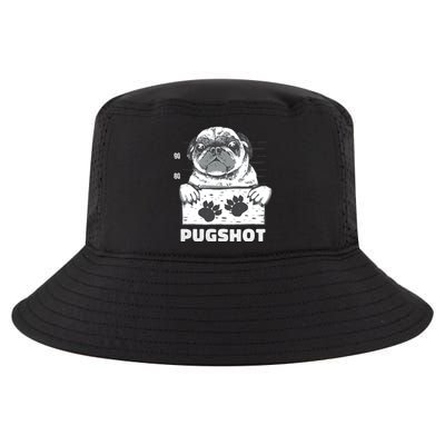 Pugshot Jail Prison Funny Pug Cool Comfort Performance Bucket Hat