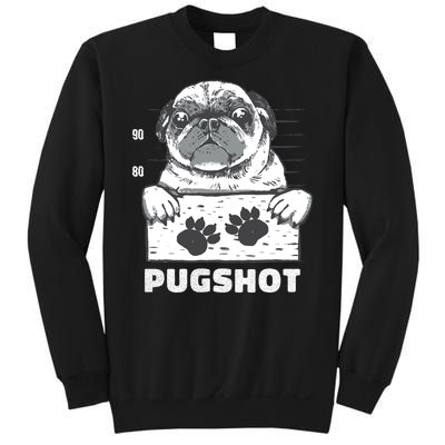 Pugshot Jail Prison Funny Pug Sweatshirt