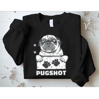 Pugshot Jail Prison Funny Pug Sweatshirt