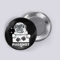 Pugshot Jail Prison Funny Pug Button