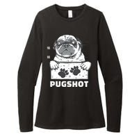 Pugshot Jail Prison Funny Pug Womens CVC Long Sleeve Shirt