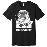 Pugshot Jail Prison Funny Pug Premium T-Shirt