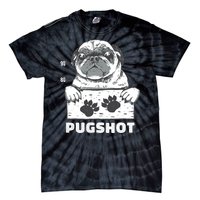 Pugshot Jail Prison Funny Pug Tie-Dye T-Shirt