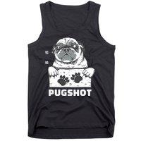 Pugshot Jail Prison Funny Pug Tank Top