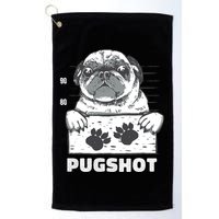 Pugshot Jail Prison Funny Pug Golf Towel