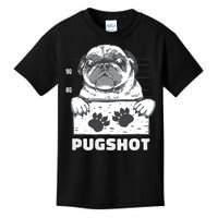 Pugshot Jail Prison Funny Pug Kids T-Shirt