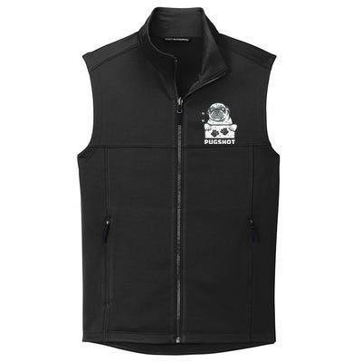 Pugshot Jail Prison Funny Pug Collective Smooth Fleece Vest