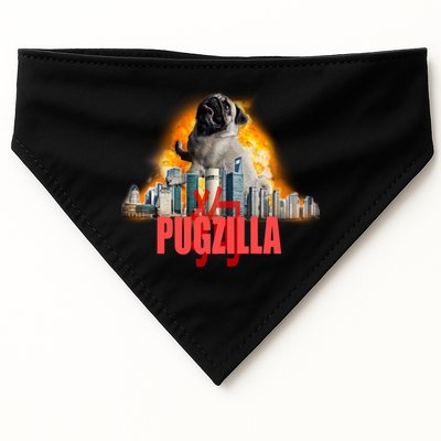 Pugzilla Funny Pug USA-Made Doggie Bandana