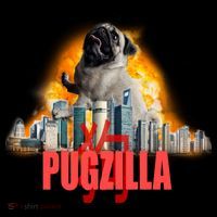 Pugzilla Funny Pug Flexfit Unipanel Trucker Cap