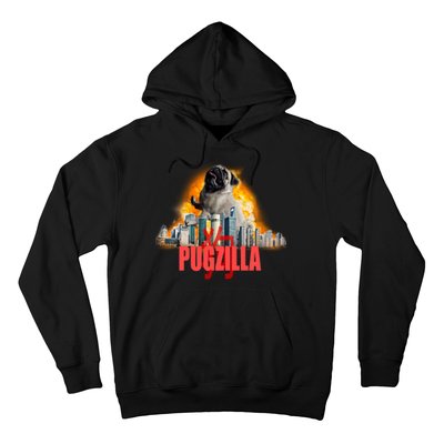 Pugzilla Funny Pug Hoodie