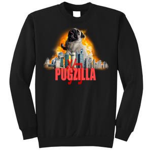 Pugzilla Funny Pug Sweatshirt