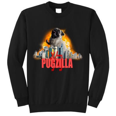 Pugzilla Funny Pug Sweatshirt