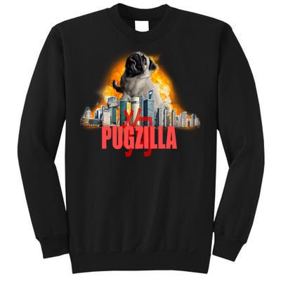 Pugzilla Funny Pug Sweatshirt