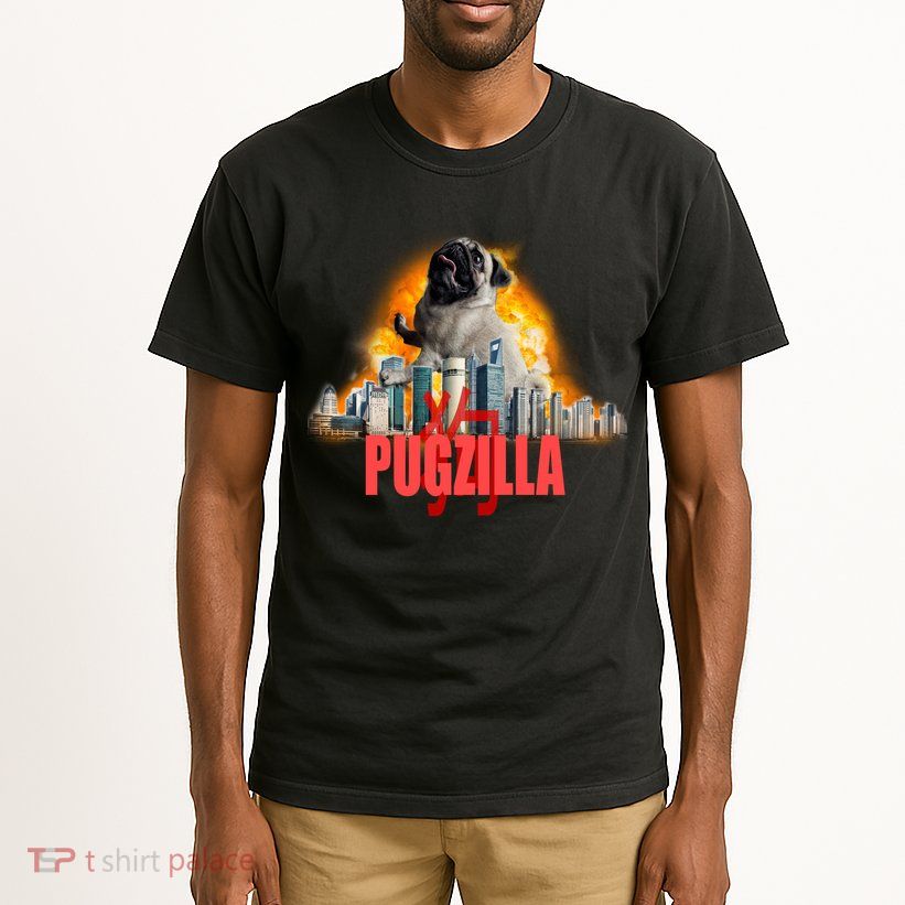 Pugzilla Funny Pug Tall T-Shirt
