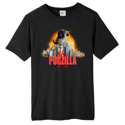 Pugzilla Funny Pug Tall Fusion ChromaSoft Performance T-Shirt