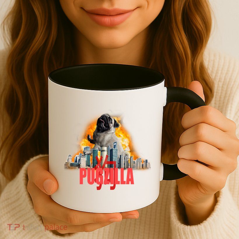 Pugzilla Funny Pug Mug