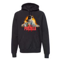 Pugzilla Funny Pug Premium Hoodie