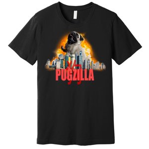 Pugzilla Funny Pug Premium T-Shirt