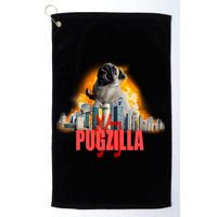 Pugzilla Funny Pug Golf Towel