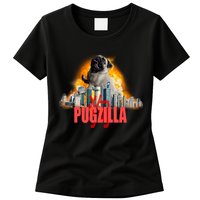 Pugzilla Funny Pug Womens T-Shirt