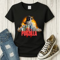 Pugzilla Funny Pug Womens T-Shirt