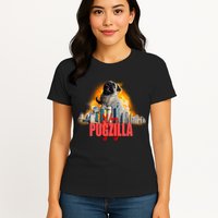Pugzilla Funny Pug Womens T-Shirt
