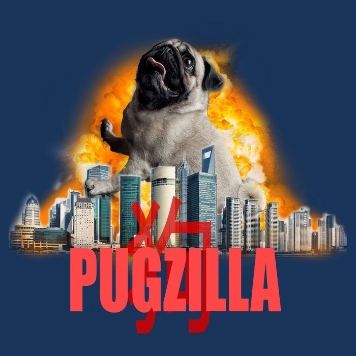 Pugzilla Funny Pug Infant Baby Jersey Bodysuit