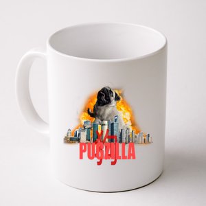 Pugzilla Funny Pug Coffee Mug