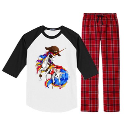 Pirate Unicorn Halloween Costume Family Kids Raglan Sleeve Pajama Set