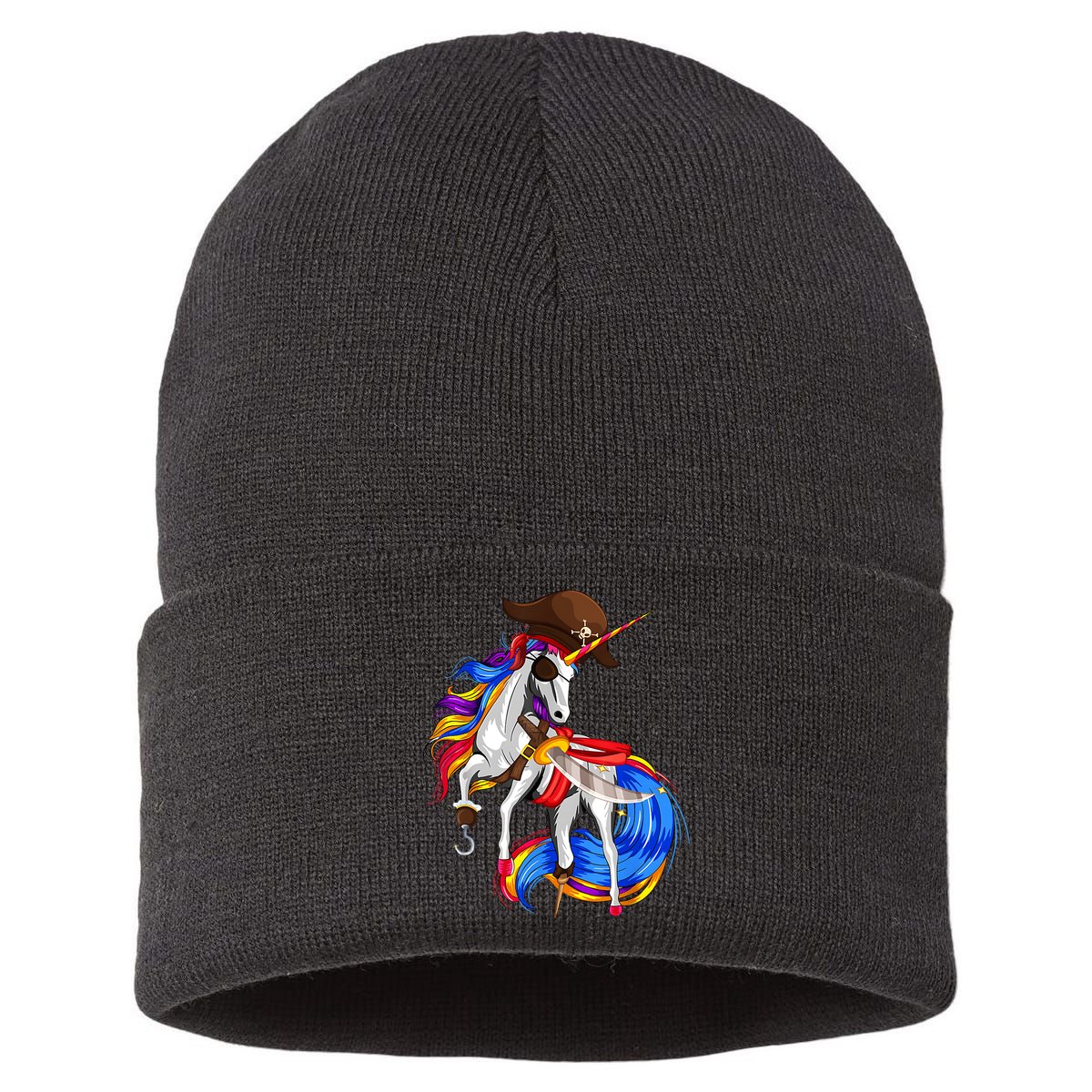 Pirate Unicorn Halloween Costume Family Kids Sustainable Knit Beanie