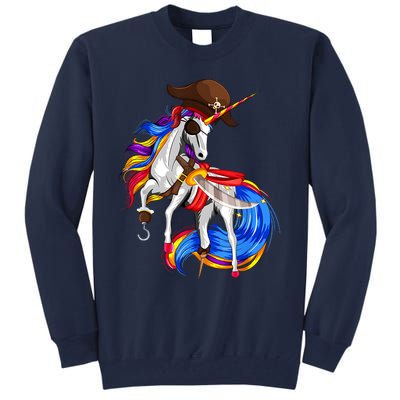 Pirate Unicorn Halloween Costume Family Kids Tall Sweatshirt